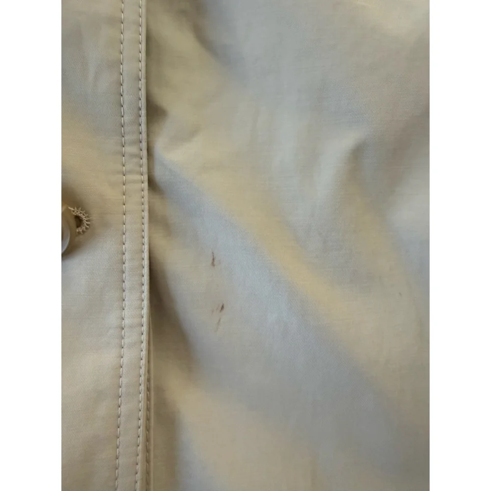 Women's Rachel Zoe Beige Double-Breasted Trench Coat XS - Picture 6 of 8